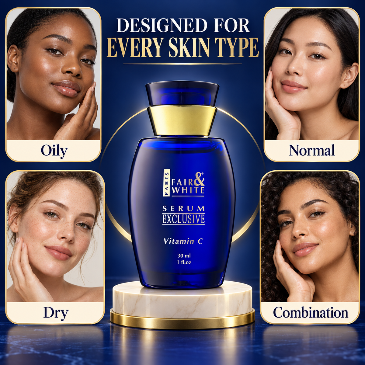 Fair & White Exclusive Brightening Serum with Vitamin C – 30 ml