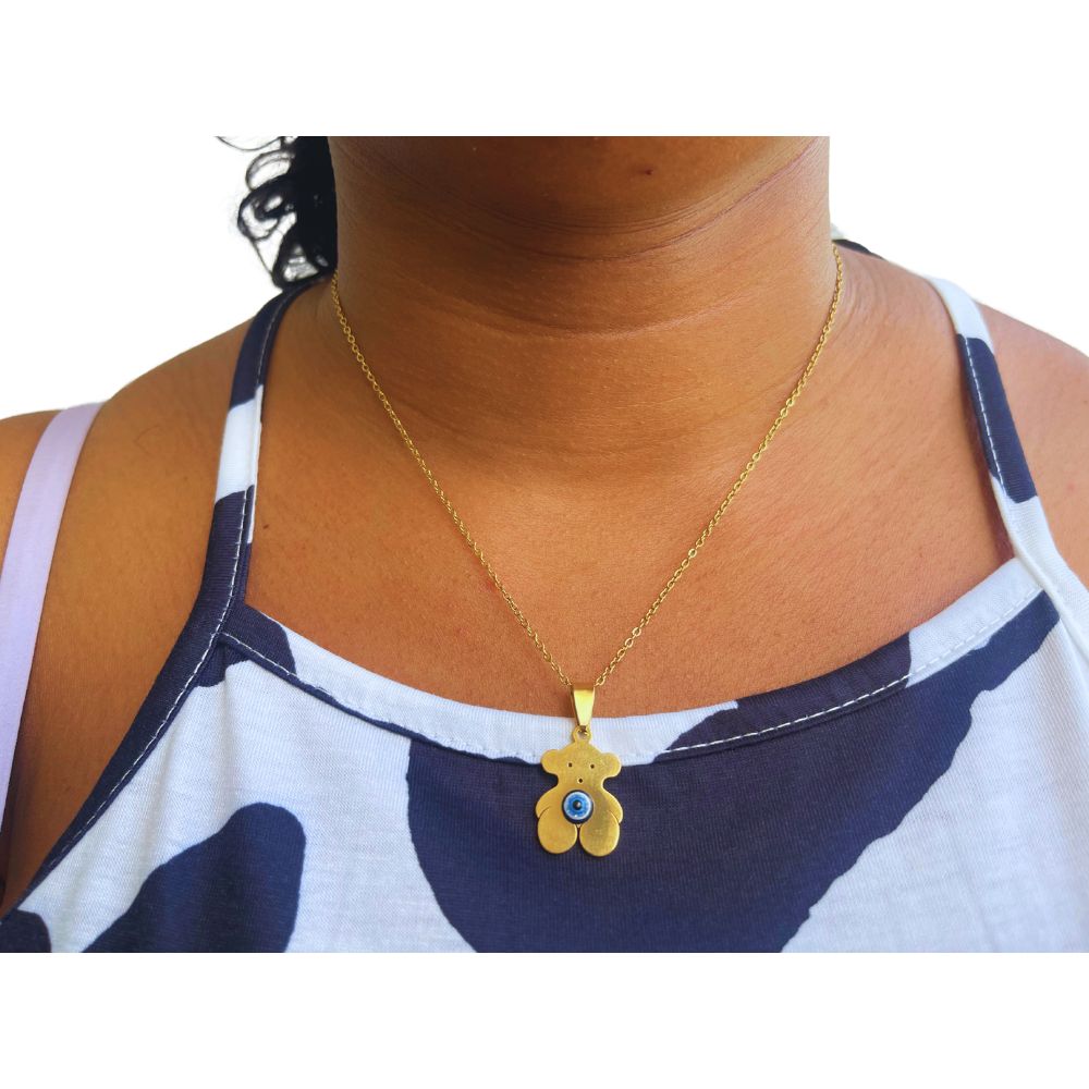 Evil Eye Necklace Collection – Stainless Steel Gold | 13 Shapes Available