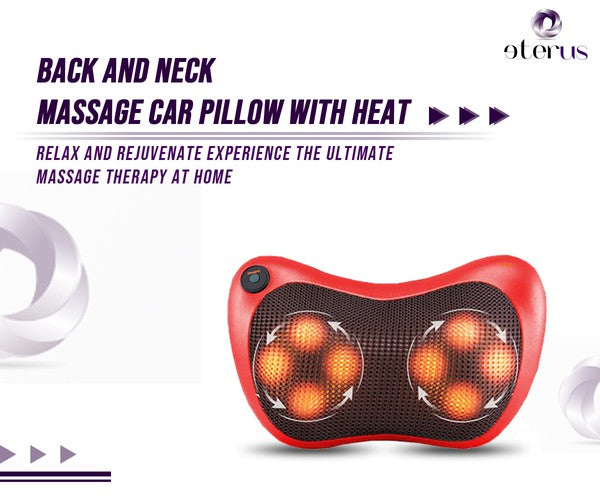 Back and Neck Massage Pillow w/Heat