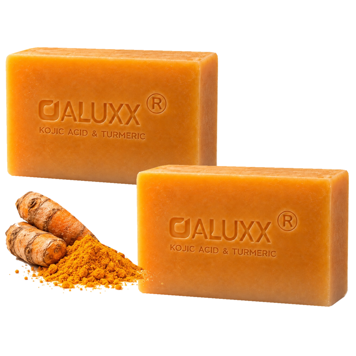 OALUXX Kojic Acid & Turmeric Soap – 100 g Face & Body Bar