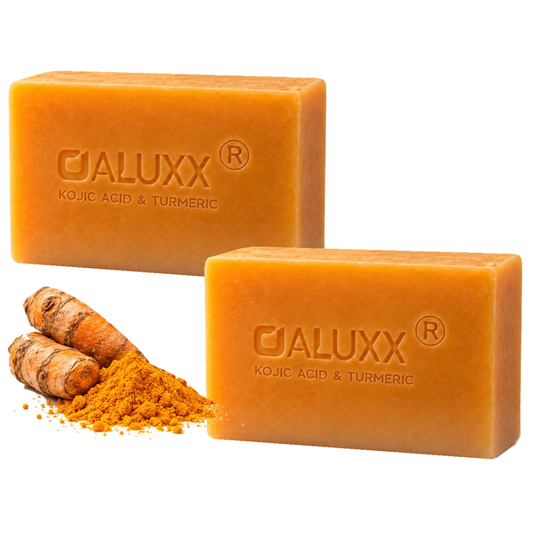 OALUXX Kojic Acid & Turmeric Soap – 100 g Face & Body Bar