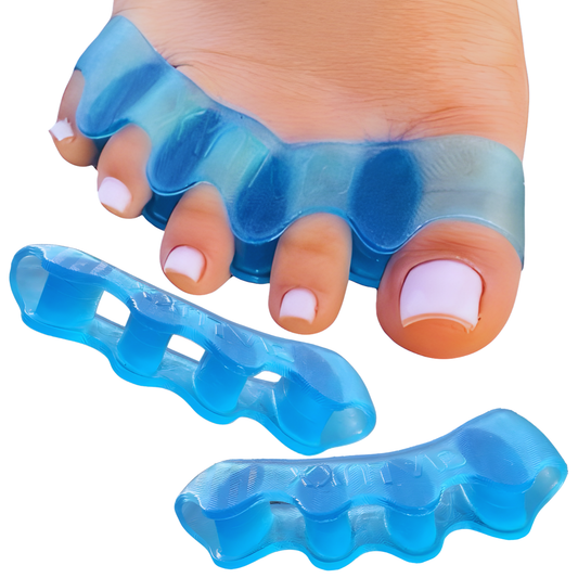 OALUXX Premium Gel Toe Spacers – Washable, Reusable Foot Separators for Daily Comfort – Available in 2pcs or 4pcs, Multiple Colors