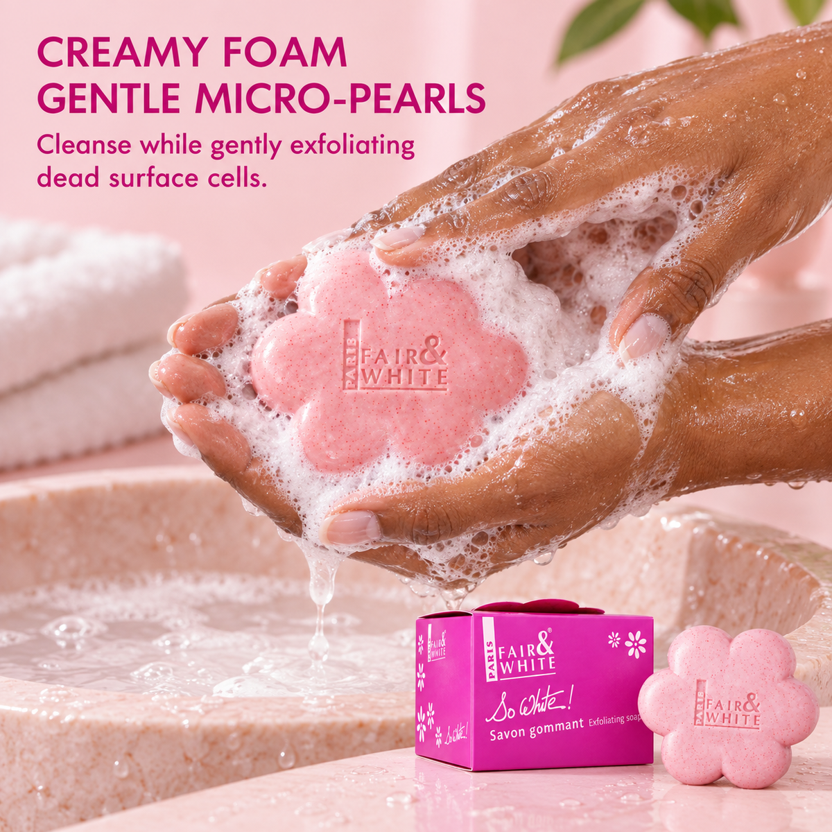 Fair & White So White Exfoliating Soap Bar – 200 g