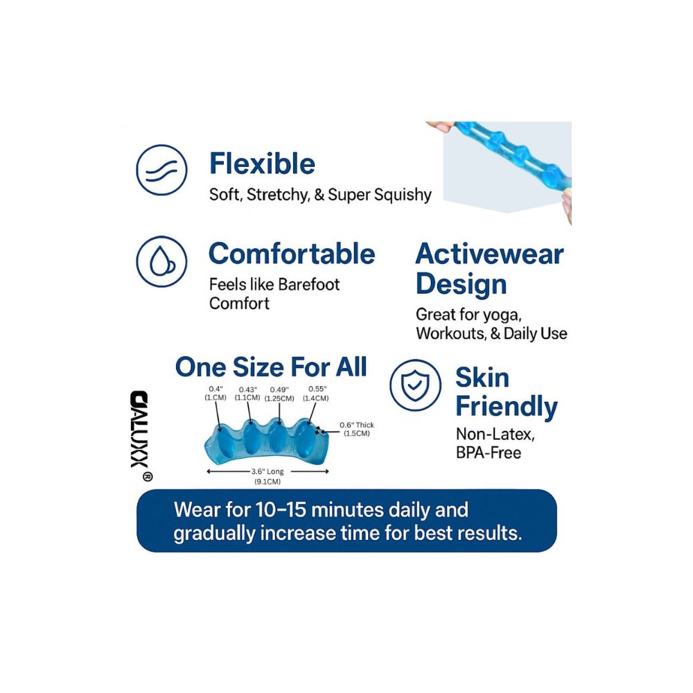 4 PCS - OALUXX Premium Gel Toe Spacers