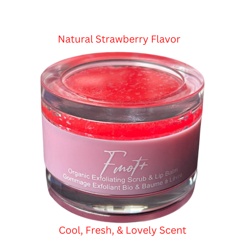 Organic Lip Care Set – Scrub & Balm – Strawberry | Orange | Mint | Combo
