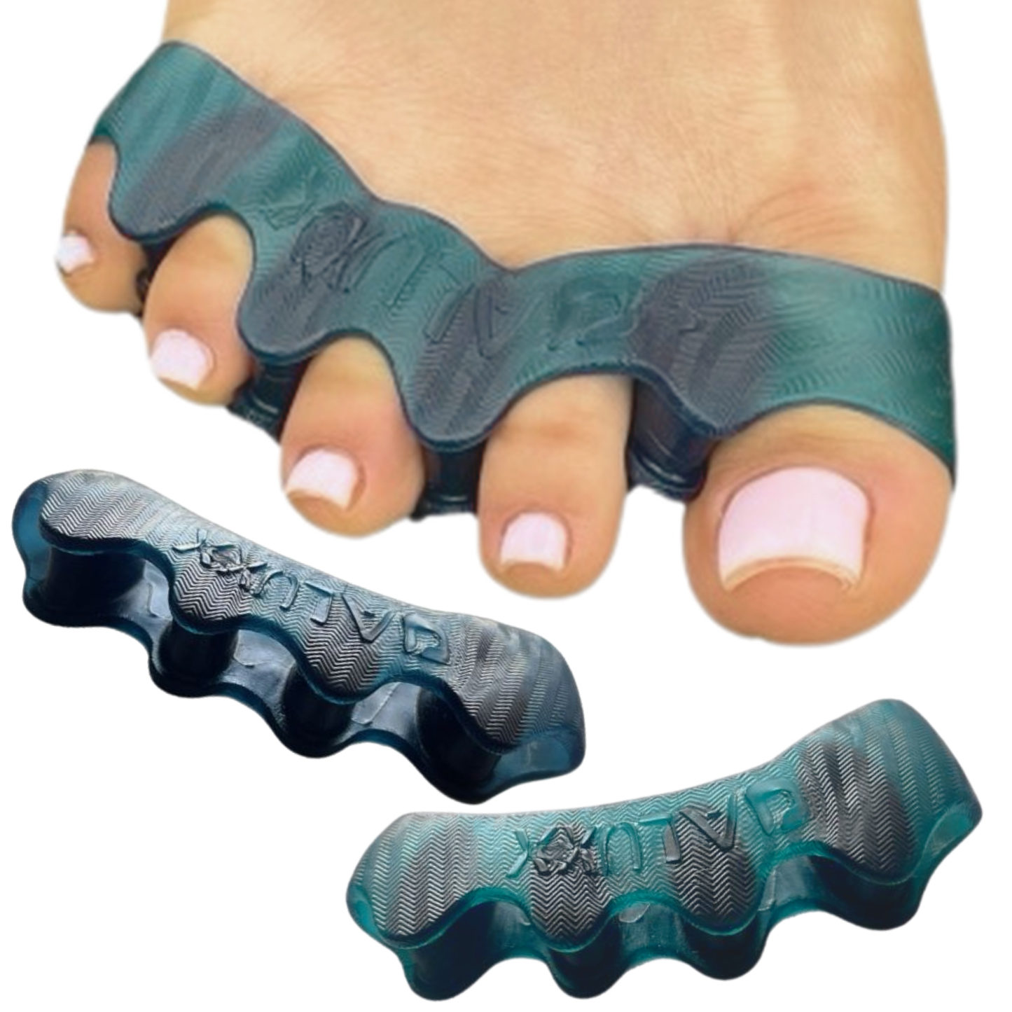 OALUXX Premium Gel Toe Spacers – Washable, Reusable Foot Separators for Daily Comfort – Available in 2pcs or 4pcs, Multiple Colors