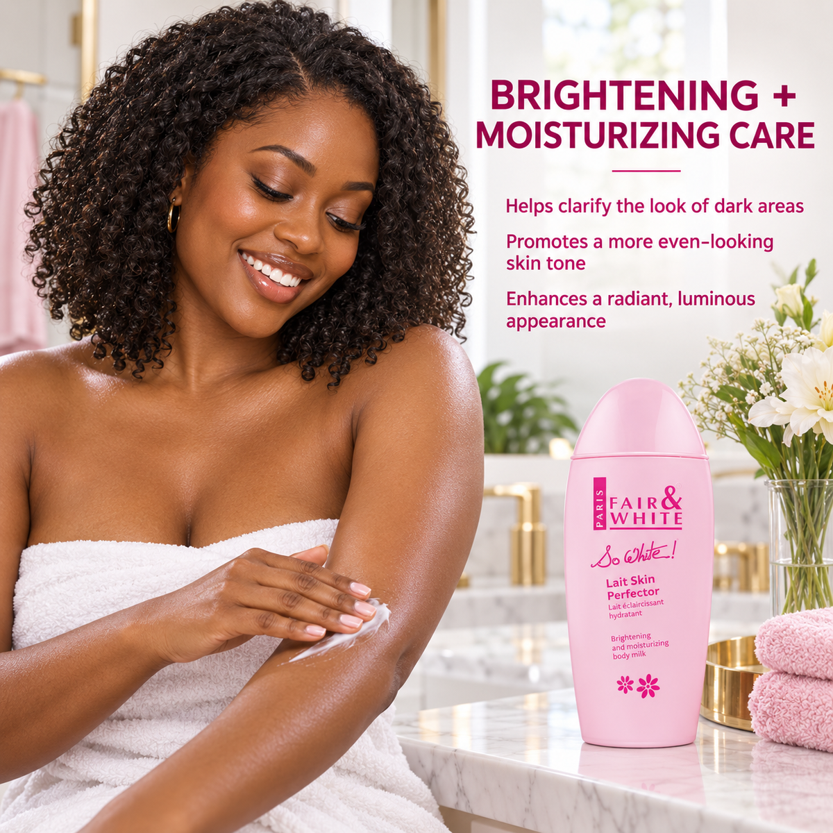 Fair & White So White! Skin Perfector Body Lotion with Almond Oil – 500 ml