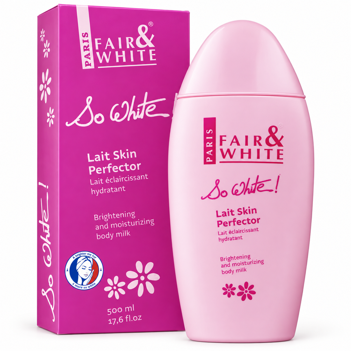 Fair & White So White! Skin Perfector Body Lotion with Almond Oil – 500 ml