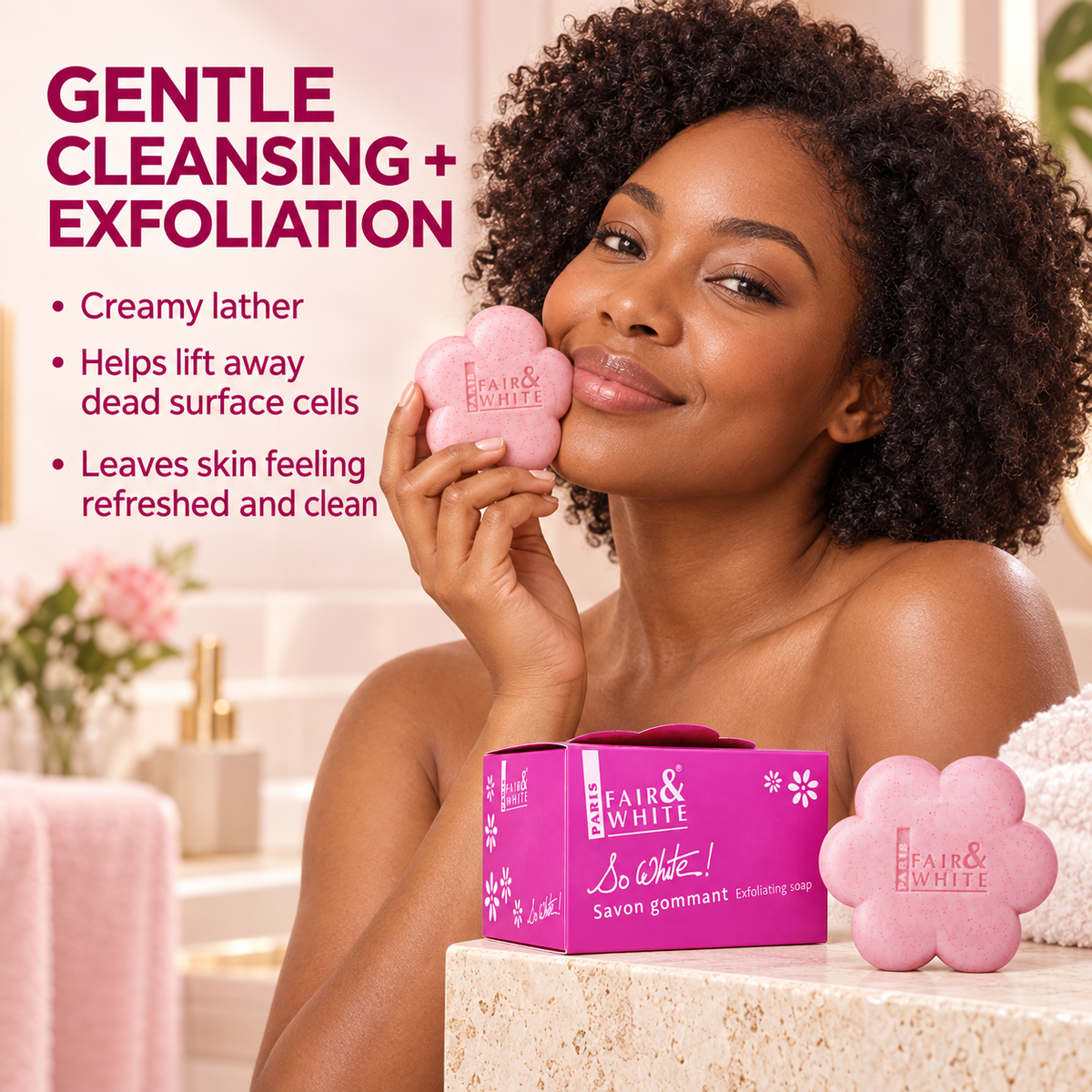 Fair & White So White Exfoliating Soap Bar – 200 g