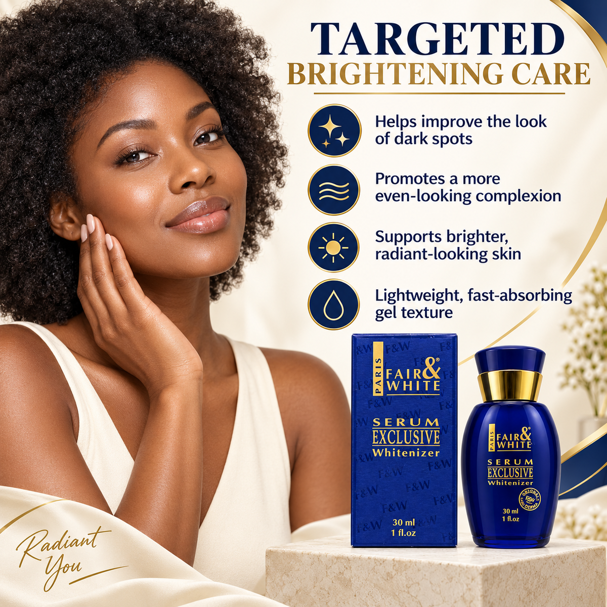 Fair & White Exclusive Whitenizer Brightening Serum – 30ml