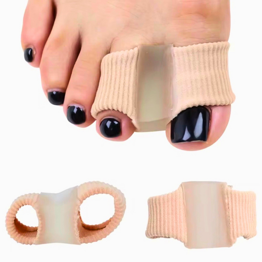 4PCS Toe Separators for Overlapping Toes, Gel Toe Spacers for Feet with two loops