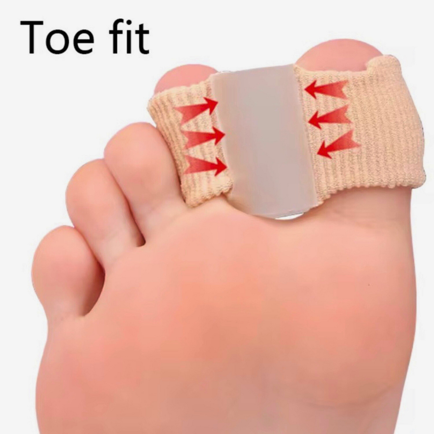 4PCS Toe Separators for Overlapping Toes, Gel Toe Spacers for Feet with two loops