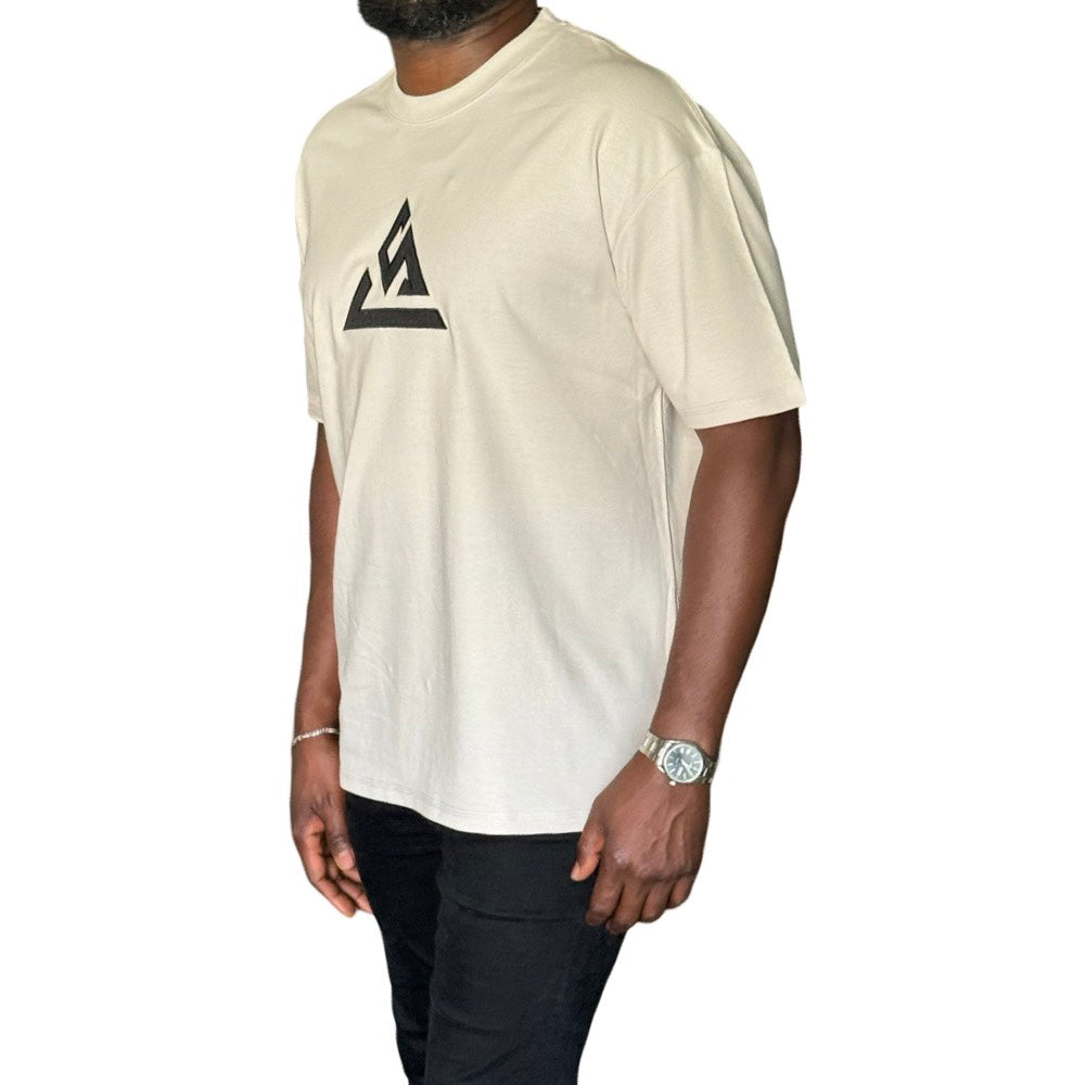Sigma Flex Oversized Cotton Tee – Minimal Logo Design | Sigma Sporty Lands