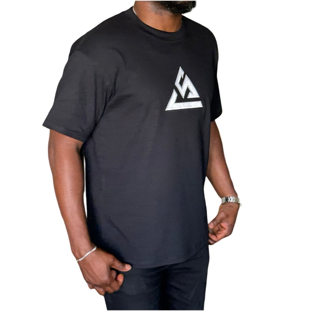 Sigma Flex Oversized Cotton Tee – Minimal Logo Design | Sigma Sporty Lands