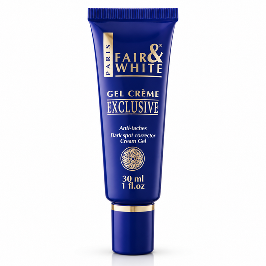 Fair & White Exclusive Vitamin C Gel Cream, one 30 ml tube on a clean white background.