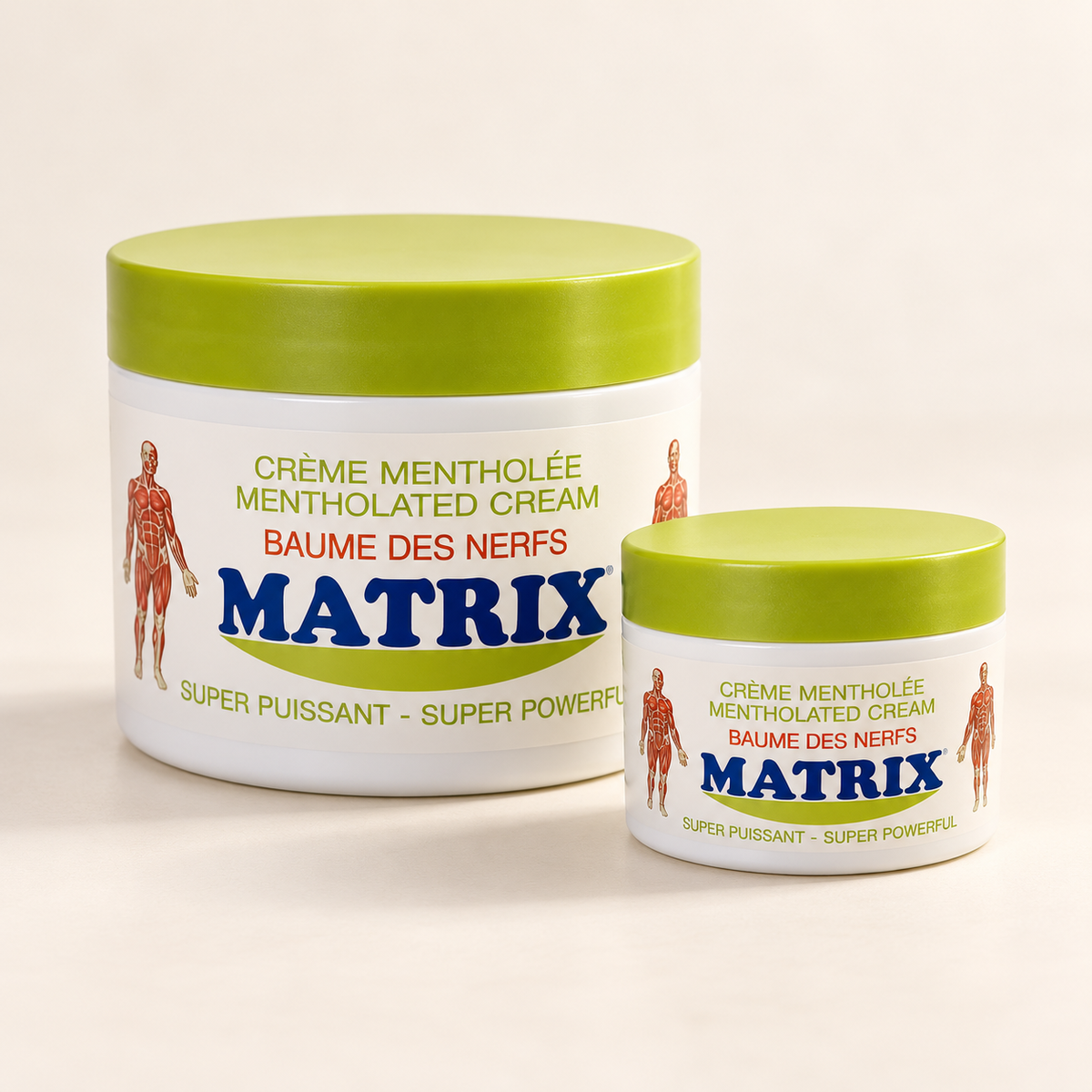 Matrix mentholated cream size options