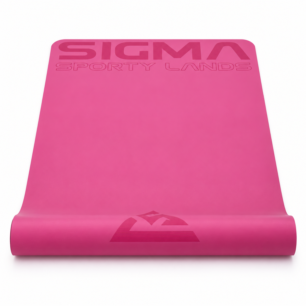 Sigma Sporty Lands Flex ProGrip yoga mat in Pink, on a clean white background